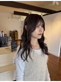 rina 暗めのアッシュブラウンカラー