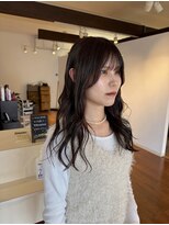 マリブ ヘアリゾート 伊勢崎本店(malibu hair resort)&nbsp;rina 暗めのアッシュブラウンカラー