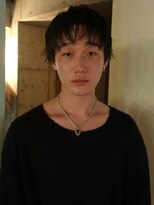 ノラジャーニー(NORA Journey)&nbsp;メンズボブウルフメンズミディアムレイヤーカットメンズウルフ