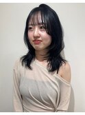 大人ブルーブラック