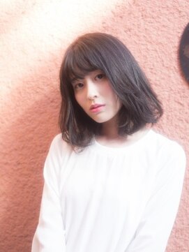 オレンジスターパッセージ 相模大野店(ORANGE STAR PASSAGE) ひし形カールボブ×小顔フリンジバング【相模大野】