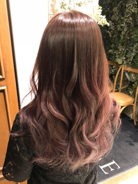 ラックスビー スカイ 大阪梅田店(LUXBE SKY) ワインカラーパーマヘア by MIKI【LUXBE 大阪梅田店】