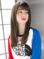 リリアン 青山(relian) 暗髪ストレート ブルージュ 小顔 前髪