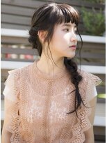 スリーバイキープ 尾山台(THREE by KEEP)&nbsp;【THREEbyKEEP尾山台】編み込みフィッシュボーンヘアアレンジ