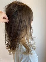 ヘアデザイン ディクト(hair design D.c.t) ［d.c.t］グレージュインナーカラー