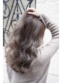 モノトーングレージュ/ブリーチ/ふんわり感