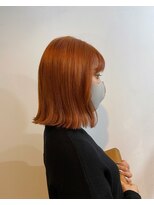 ヘアメイク オブジェ(hair make objet)&nbsp;韓国スタイル 韓国ヘア 切りっぱなし