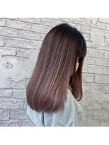 プライズ 池袋店(prize)&nbsp;バレイヤージュハイトーンカラーラベンダーカラー2209