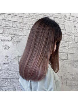 プライズ 池袋店(prize) バレイヤージュハイトーンカラーラベンダーカラー2209