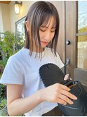 切りっぱなしボブ