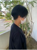guest snap ダブルカラーネイビー×コンパクトショート