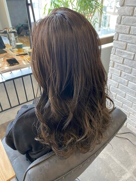 アールフランプラス(arFranc+) ロング×オリーブベージュ