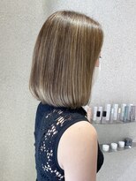 マイル 渋谷(mile)&nbsp;こなれミディ/美髪ヘア/大人かわいい/ホワイトグレージュ/渋谷駅