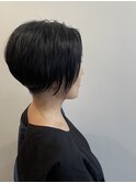 ニューヨークドライカット★刈り上げショートボブ