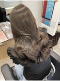 ブリーチなしグレージュ