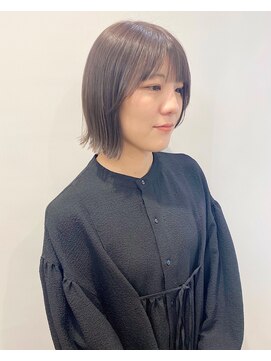 モリオフロムロンドン 松戸店(Morio from London) 【松戸 石山】ぷつっと外ハネボブ切りっぱなしボブ透明感