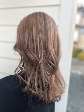 アプシー 三木店(Apsee) セミロング×ライトベージュ