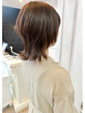 キャアリー(Caary) 福山市美容室caary人気くびれウルフカットレイヤー小顔効果