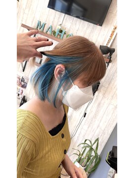 エンカウントバイマハロ 千葉(encount by mahalo) ミルクティー×ブルー