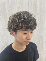 テーラヘアー 五井(TELA HAIR)&nbsp;メンズハイライト×パーマ