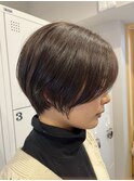 襟足スッキリ!丸みショート