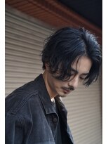 韓国センターパートウルフカットカルマパーマニュアンスパーマ