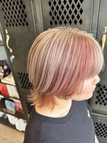 アチーブリス(achieve Liss)&nbsp;#デザインカラー#夏カラーチェリーピンクハイトーンベージュ