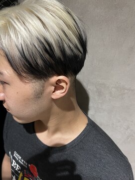 シアン(.Xian) 【men's】エンドカラー（高槻/高槻美容室/メンズ/眉カット）