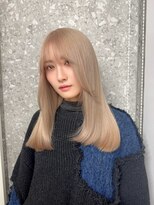ダブルカラーミルクティーベージュピンクラベンダーベージュ20代