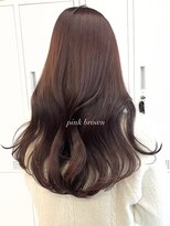 アリュウル 表参道 青山(Allure) 大人可愛い艶カラー＊ピンクブラウン/ブリーチ無しカラー