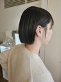 ビフィーノ イーリス 川西店(bifino iris)&nbsp;耳かけが可愛い切りっぱなしボブ♪