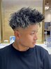 【メンズ】【新規】カット+特殊パーマ※お持ち帰りWAX付き　￥12000