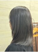 ブリーチ無しアッシュグレー