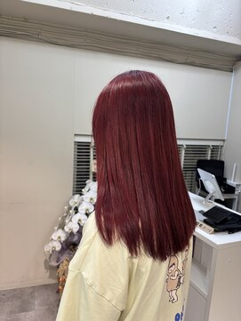 テン バイ アンブルリュクス 池袋(teN +by ambleluxe) レッド/ブリーチ/レッドブラウン