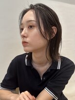 トリッカ 銀座(tricca)&nbsp;顔周りレイヤー/暗髪カラー/小顔カット