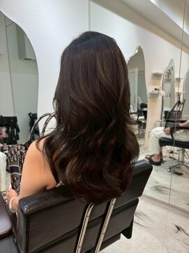 ムード(MOOD,) 暗めカラー/グランマッシュ[レイヤーカット/髪質改善/銀座]