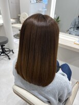 ルシエバイファブリック(Lucie by fabrique)&nbsp;ナチュラルブラウン&サラ艶ストレート