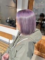 カウチ(Kauti)&nbsp;白髪を活かしたラベンダースタイル