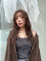リフトバイマグ 松本駅前店(lift by mag)&nbsp;20代30代暗髪モカブラウン◎シースルーバング韓国風巻き髪