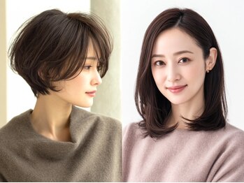 バイエイト(X8)の写真/【名古屋駅】新年のイメチェンに♪顔型/生えグセを活かして大人可愛いStyleへ*ショート、ボブが得意!