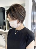 ショートカット/40代50代/白髪ぼかし/白髪染め/髪質改善【尼崎】