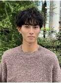 シャドウパーマ/フェザーパーマ/メンズカット/テーパーフェード