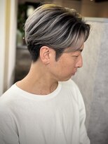 ホーミーズ 横須賀中央店(homies) シャドウルーツバレイヤージュ ハイライト シルバーアッシュ