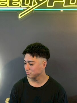 グリーディーフォックス 三軒茶屋(GreedyFOX) 波巻き/マッシュパーマ/ウルフ/ハイライト<理容室>三軒茶屋