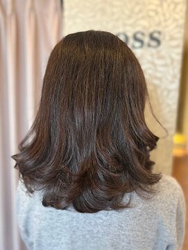 クロス(CROSS) 白髪染め/美髪カラー/大人可愛い/50代60代