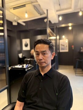 ザ マン ニューヨーク 神谷町店(THE MAN NewYork) 大人外国人風メンズイケオジフェードショート：安良城瑠夏