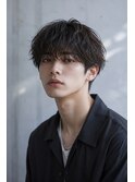 前髪おろしニュアンスパーマ