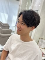 アロン(ALLON) 【メンズカット】自然な毛流れでつくる、爽やかセンターパート
