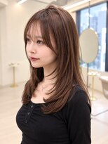 シュガー(Sugar)&nbsp;【4.透明感カラー/ワンホンヘア/韓国ヘア/顔まわり/大阪/梅田】