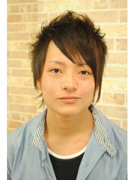 ヘアー リッジ 淵野辺店(hair Ridge) アシメメンズショート